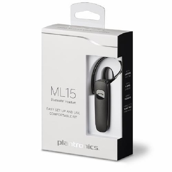 Bluetooth Headset Plantronics ML15 fekete